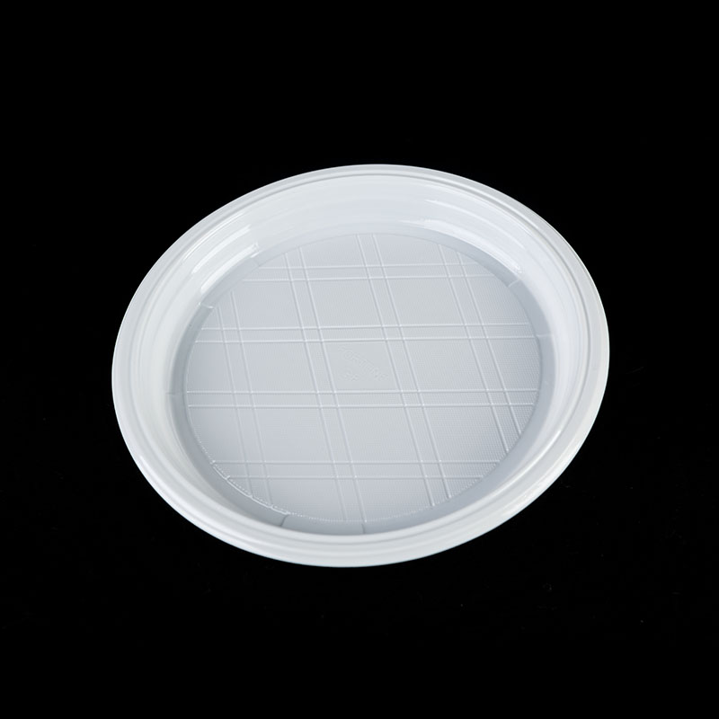 7 Inch Ps Disposable Plaid Round Board