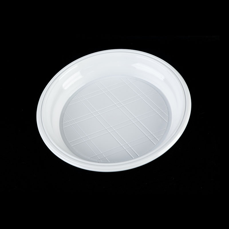 7 Inch Disposable Plastic Plate White